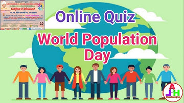World Population Day Quiz | Population Day Quiz | Online Quiz Certificate