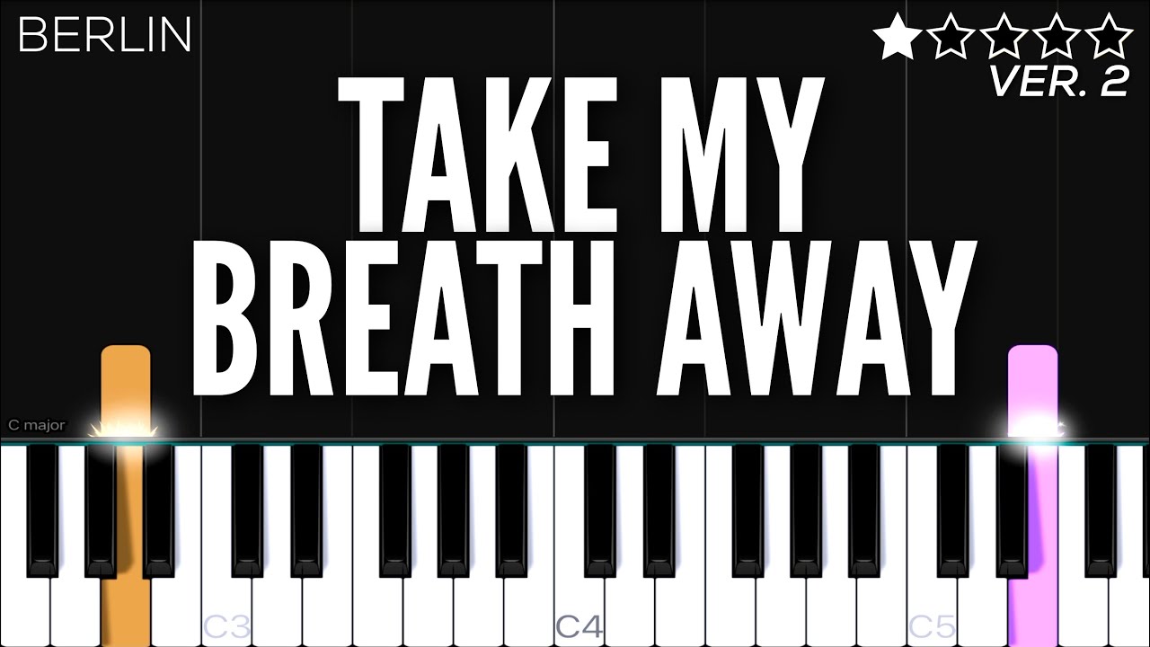 Berlin - Take My Breath Away - Top Gun | EASY Piano Tutorial