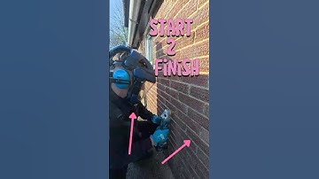 How to remove pointing and how to repoint a brick wall #howto #diy #wall #construction #home #asmr
