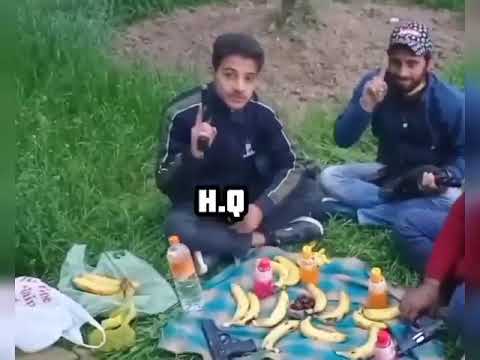 Video of kashmiri Mujahideen doing iftar somewhere