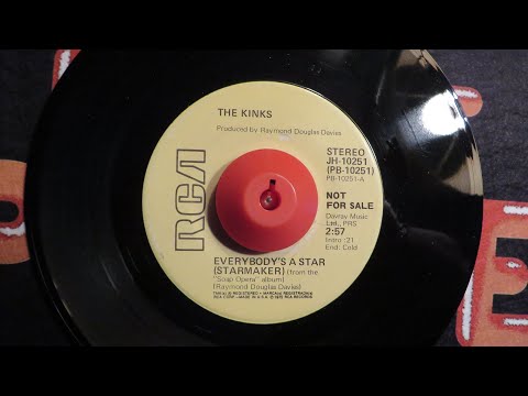 The Kinks Everybody S A Star Starmaker Vinyl Promo 45 1975 