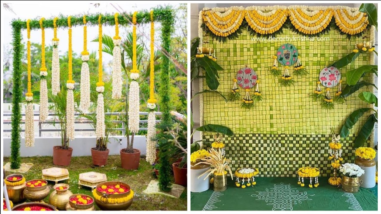 mangala snanam decoration at home 2022