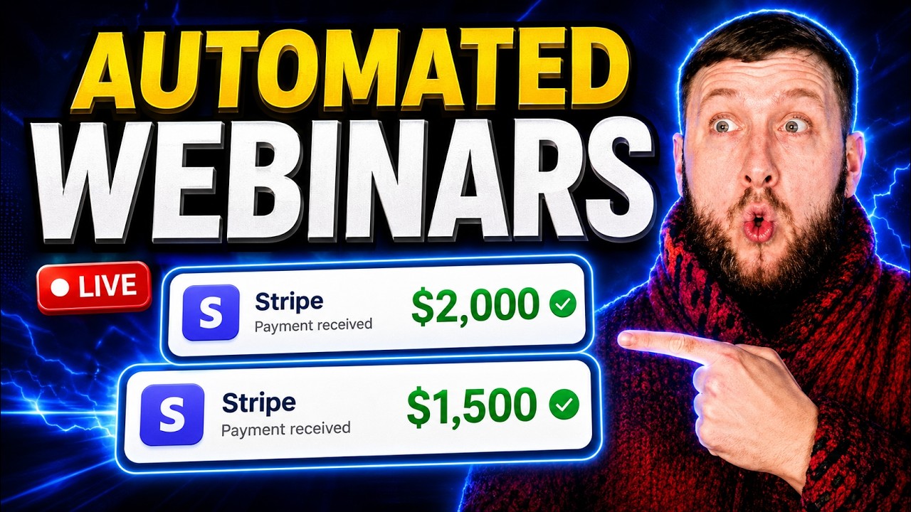 How to Use GoHighLevel Webinars to Close High Ticket Clients - YouTube