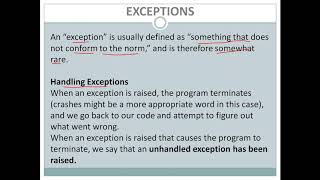PYTHON session 35 exceptions || Exception handling in Python
