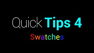 Quick Tip 4 - Swatches (Affinity Designer)