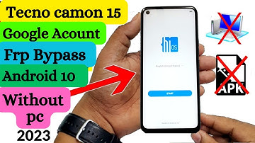 Tecno camon 15 (tecno cd7) frp bypass android 10 || Tecno camon 5 frp bypass android 10 without pc