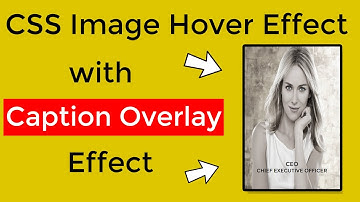 CSS Image Hover Effect - CSS Image Overlay Hover Effects