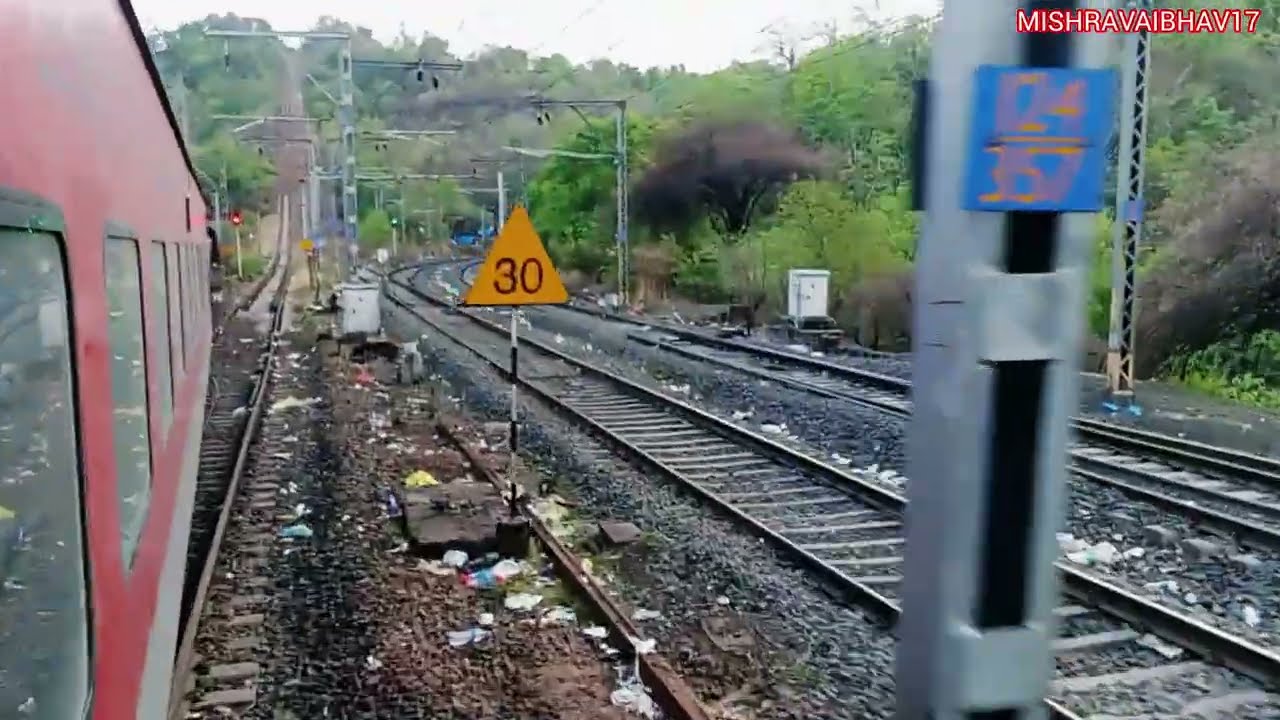 LHB TRACK SOUNDS IN GHAT SECTION #indianrailways #railway #lhb #irctc #travel
