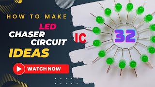 Amazing Super LED Chaser Circuit | How to Make | @NZElectro ​