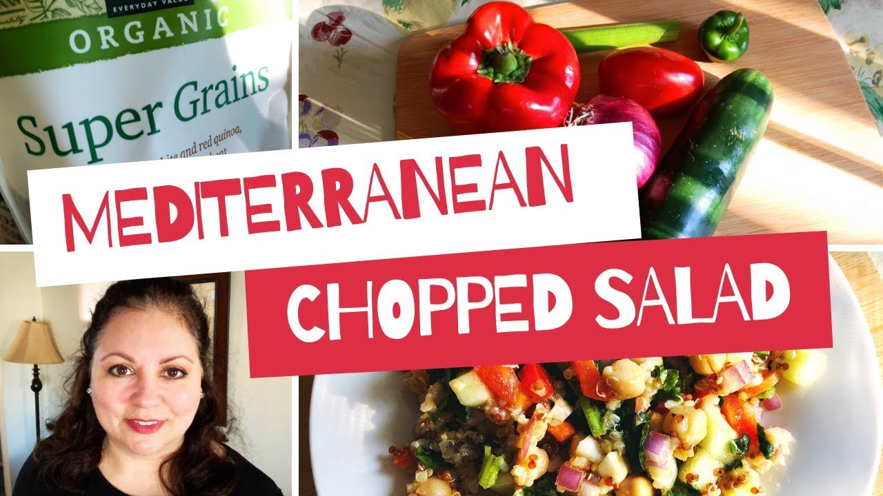 Mediterranean Diet Chopped Salad - YouTube