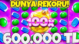 🍭Sweet Bonanza Küçük Kasa 🍭600.000 TL REKORLUK OYUN | SLOT TÜRKİYE REKORUNU KIRDIK