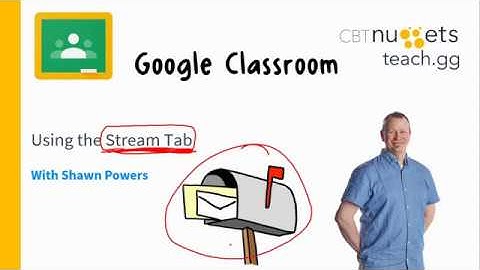 Google Classroom - Using the Stream Tab
