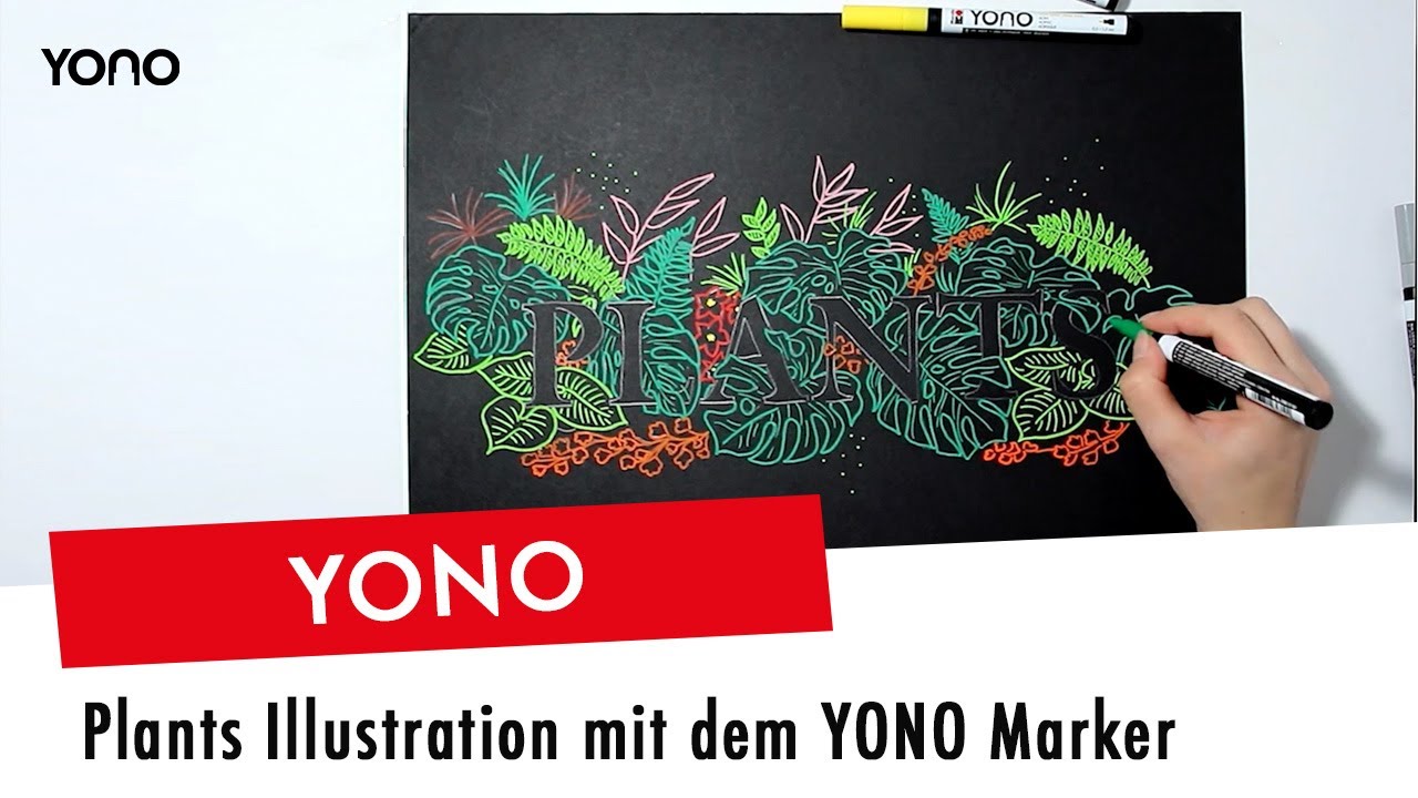 Marabu - feutre acrylique YONO 1.5 - 3 mm (067/vert juteux)