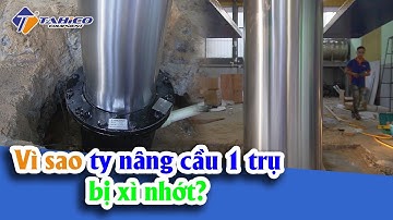 [LÝ GIẢI] Vì sao ty nâng cầu nâng 1 trụ rửa xe ô tô bị xì nhớt?