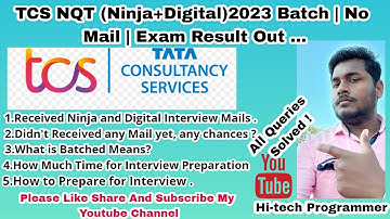 TCS NQT 2023 All Queries Solved |  Any Chances ? No Batched | Rejection | Phases Result All Queries🔥
