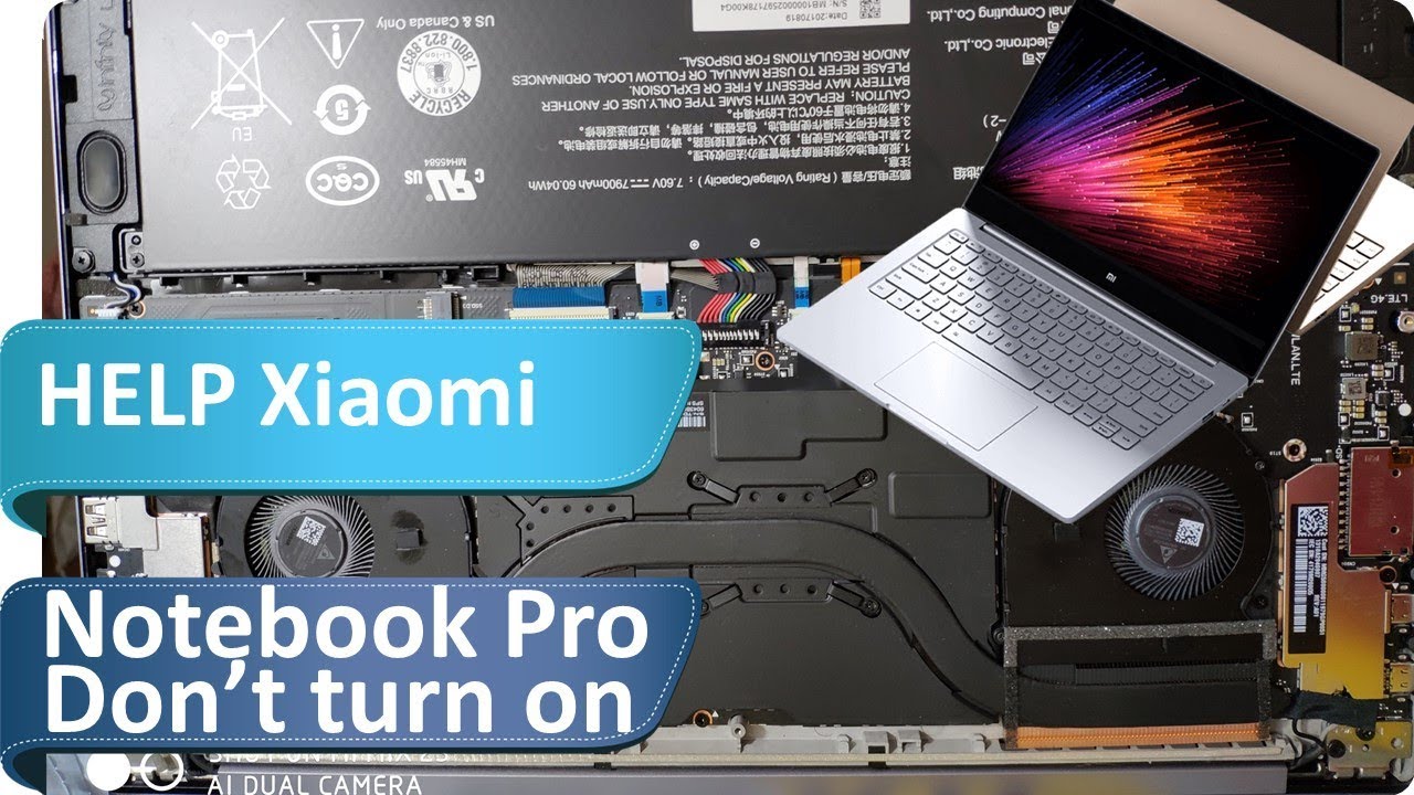 Xiaomi Mi Notebook Не Заряжается