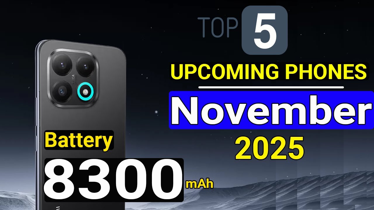 Top 5 UpComing Mobiles November 2025 ! ! Price & Launch Date in india ...