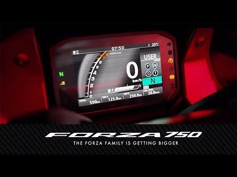 2021 NEW HONDA FORZA 750 RELEASE - YouTube
