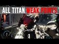 Titanfall 2 all titan weak points exposed