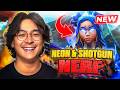TenZ TESTS & REACTS TO *NEW* NEON & SHOTGUNS NERF !!! (it's insane)