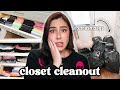 Extreme closet cleanout  organization