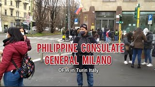 Punta Tayo sa Philippine Consulate General Milano | OFW in Turin Italy