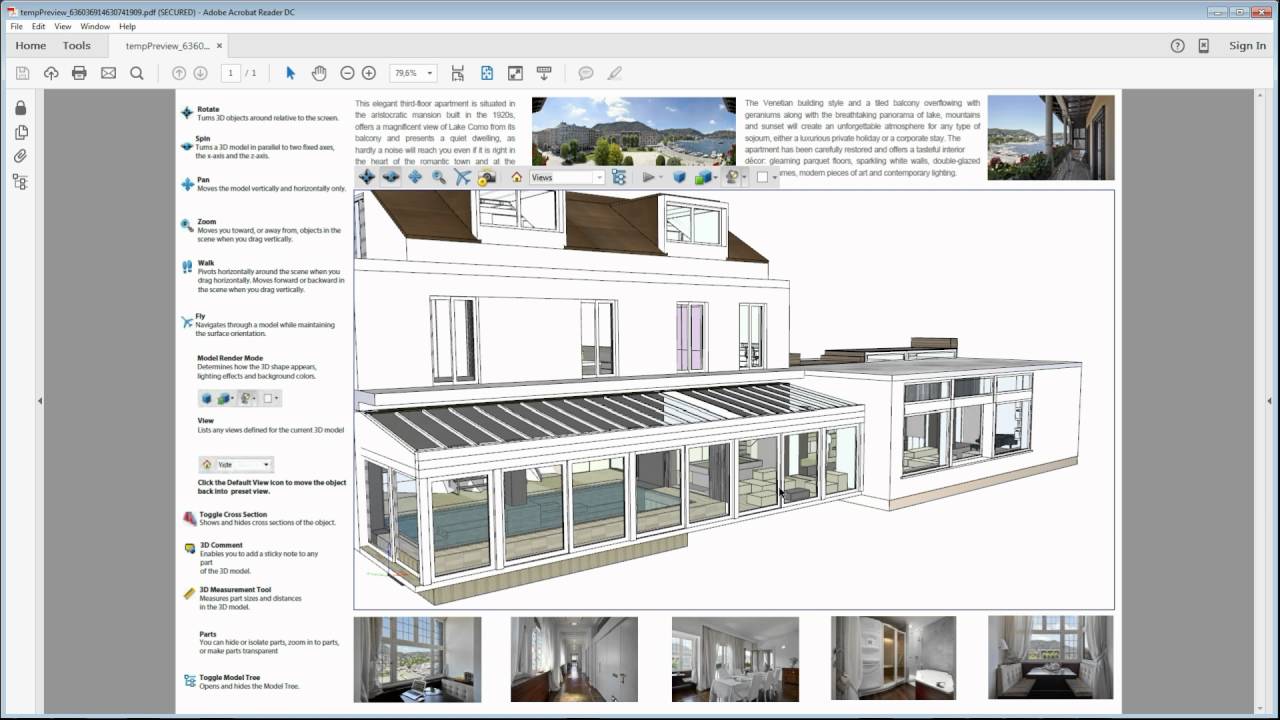 3d Pdf Maker For Sketcup Tutorial 1 Pdf With Sketchup 3d Models