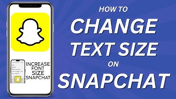 How to change text Size on snapchat (2023)