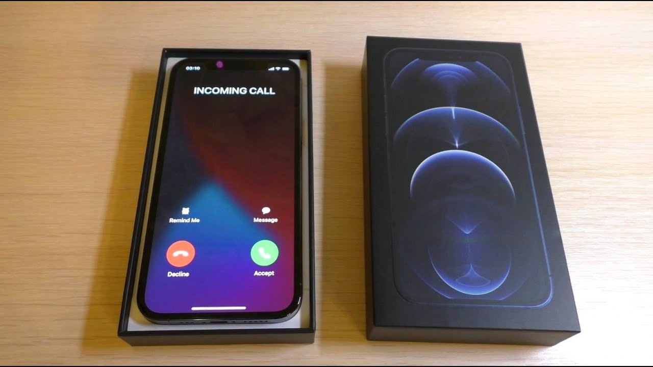 iPhone 12 Pro Incoming Call in Box