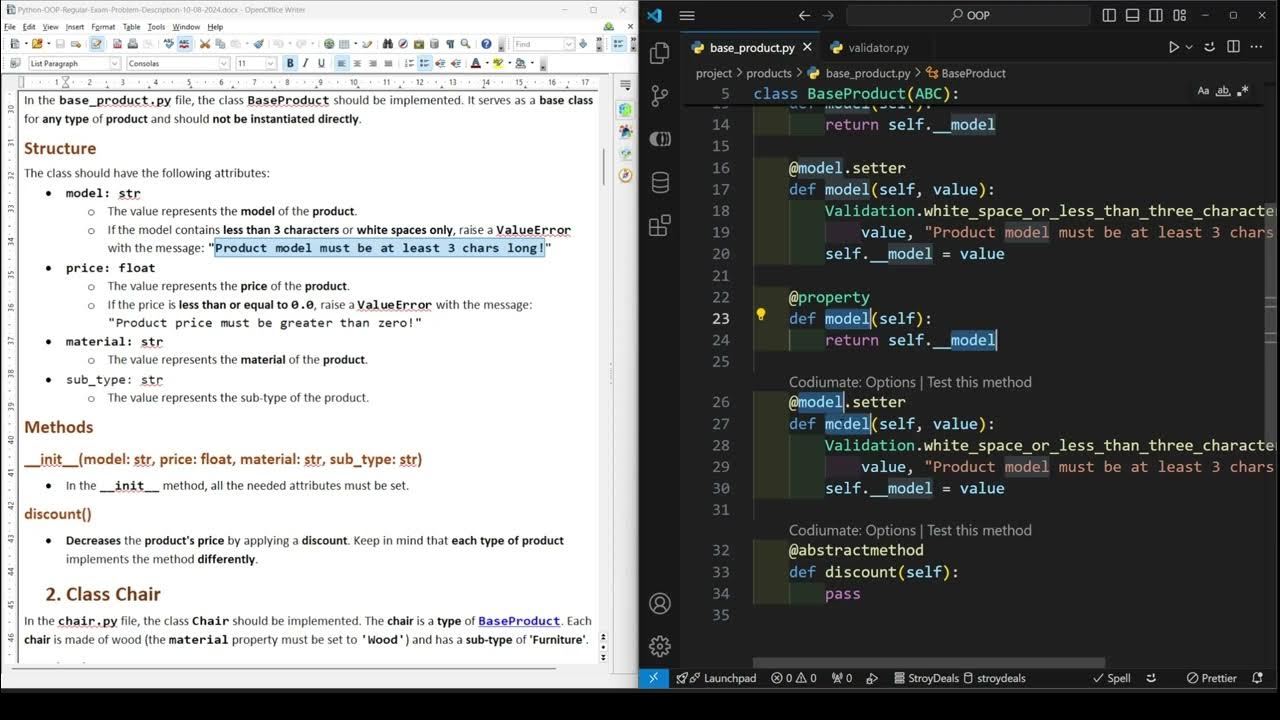 SoftUni OOP - 01. Factory - Python OOP Regular Exam - 10 August 2024 ...