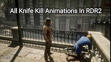 All Brutal Knife Kill Animation in RDR2 - Red Dead Redemption 2