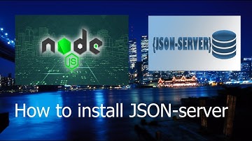 How to install JSON-server