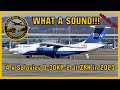 WHAT A SOUND Silkway Ilyushin 76 landing and taxiing to the stand at Zürich-Kloten (with live ATC)