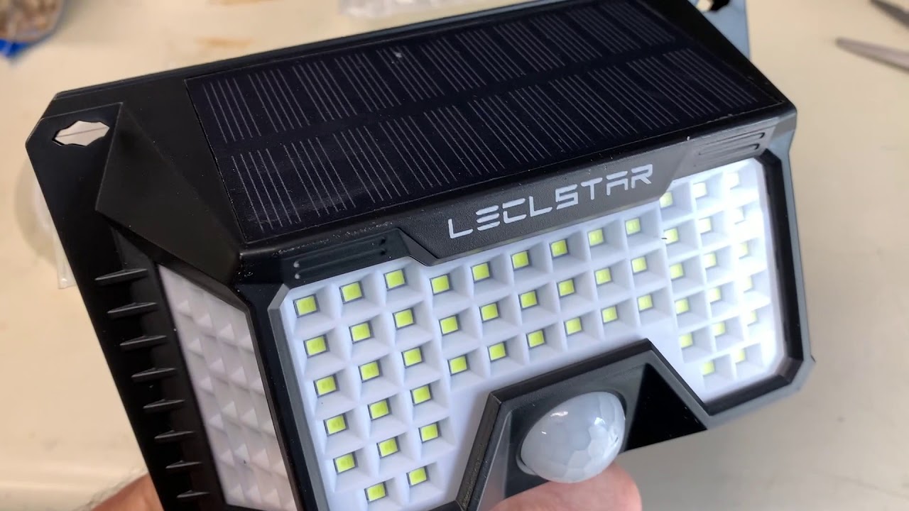 How To Install Leclstar Solar Lights To My Fence Using Doublesided Tape