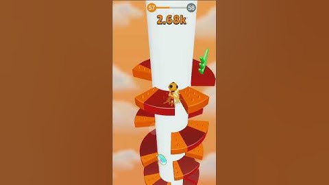 Helix Hero jump game|#helixjump #gaming #shortfeeds