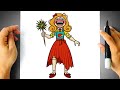 How to draw miss delight  poppy playtime chapter 3   drawing tutorial 