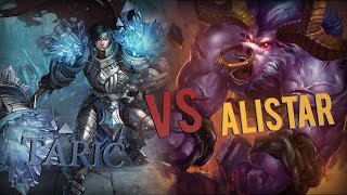 Alistar vs Taric Алистар против Тарика полноя и интересная игра, Лига Легенд