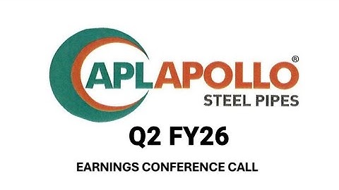 APL Apollo Tubes Q2 FY26 Earnings Conference Call | Record Performance & Strategic Growth Outlook