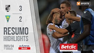 Resumo: Vitória SC 3-2 Estoril Praia (Liga 23/24 #7)