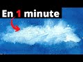 Peindre un nuage à l'aquarelle en moins d'une minute - Tuto débutant