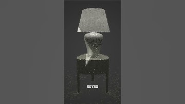 Bed Lamp #01 3D Rendering, Using 3DSMax 2015 and V-ray 3