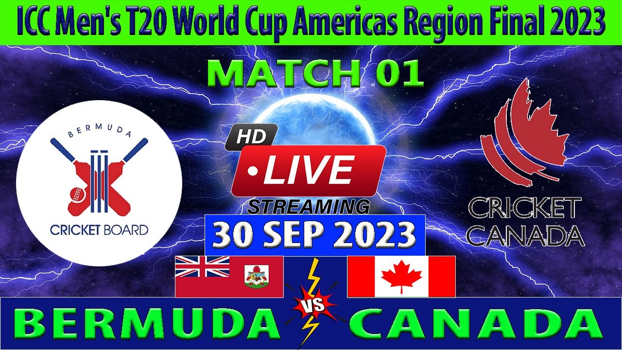 Bermuda vs Canada BMU vs CAN BM vs CA 1st T20 International Cricket Match Cricket Info Live