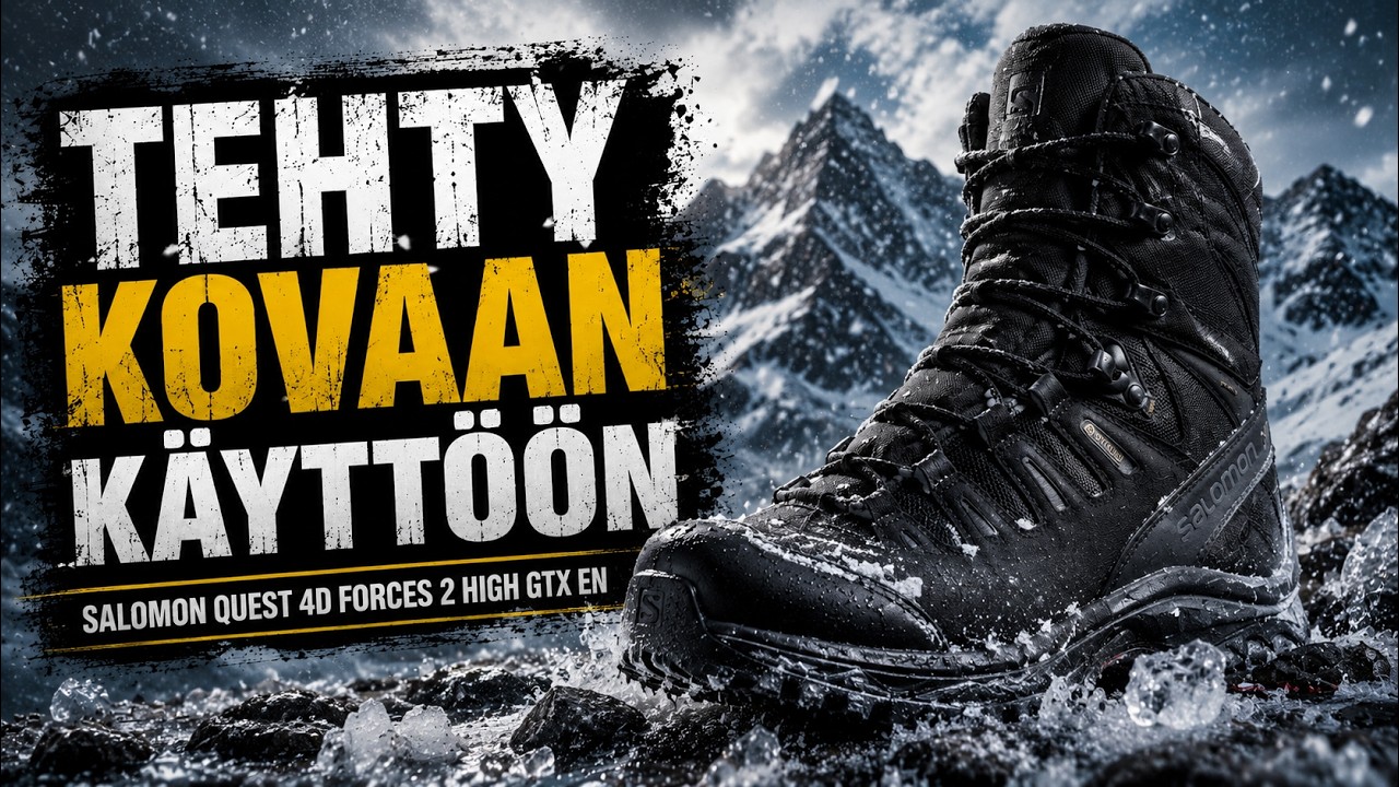 TACTICAL FOOTWEAR - Salomon Quest 4D Forces 2 High GTX EN - YouTube