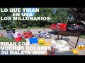 🤑👉 BOTARON maleta con 💵 wow/ LO QUE TIRAN EN USA LOS MILLONARIOS / VENTA DE GARAGE EN USA /YARD SALE