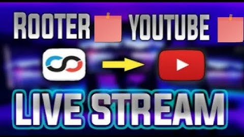 How to live on YouTube with rooter app in Tamil