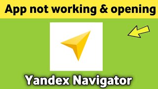 Yandex Navigator app not working & opening Crashing Problem Solved screenshot 1