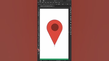 How to Make Google Map Logo in Adobe Illustrator #Shorts