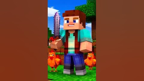 Did he use a potion❓😳  Minecraft Challenge #challenge #shorts A Minecraft Movie Lava Chicken  7