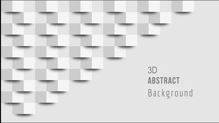 1.Adobe Illustrator Tutorial - 3D Background Abstract design