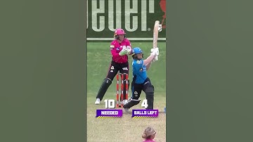 Instantly iconic! One of the most remarkable Big Bash matches you will ever see 😳 #WBBL11 #cricket